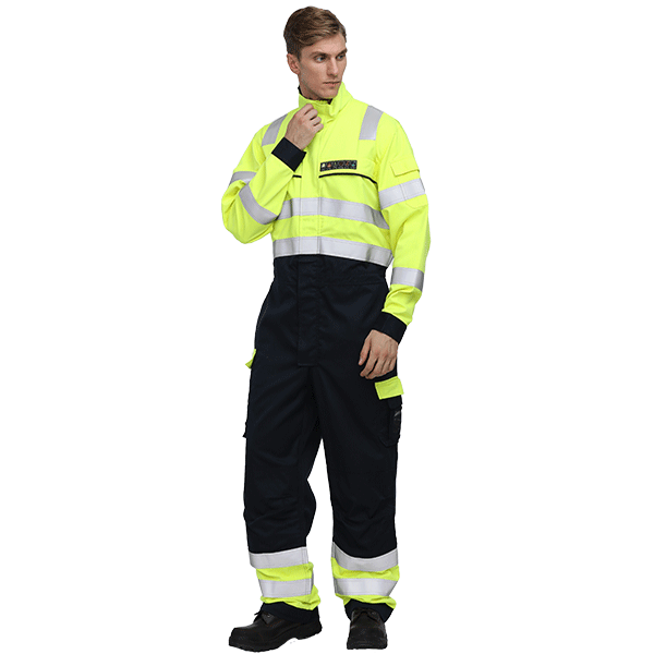 Hi Vis Fire Resistant Offshore Coverall